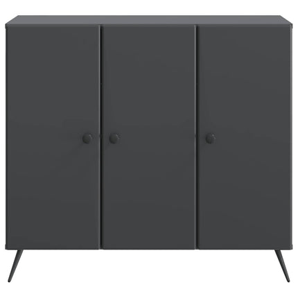 Sideboard Sort 89 x 34,5 x 80 cm Konstrueret træ