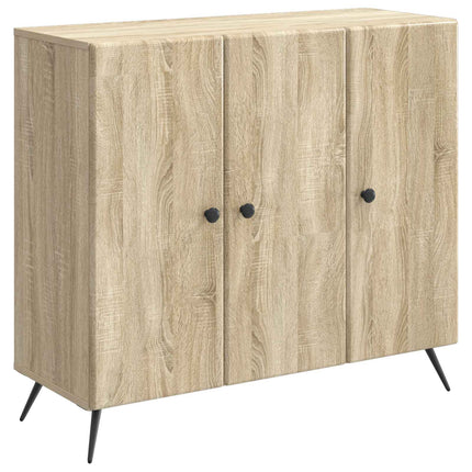 Sideboard Sonoma-eg 89 x 34,5 x 80 cm Konstrueret træ