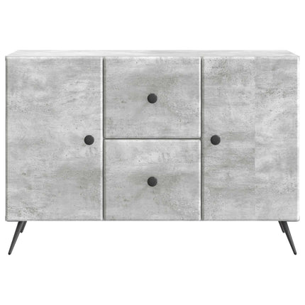 Sideboard Betongrå 89 x 34,5 x 60 cm Konstrueret træ