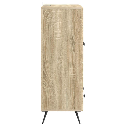 Sideboard Sonoma-eg 66 x 34,5 x 95 cm Konstrueret træ