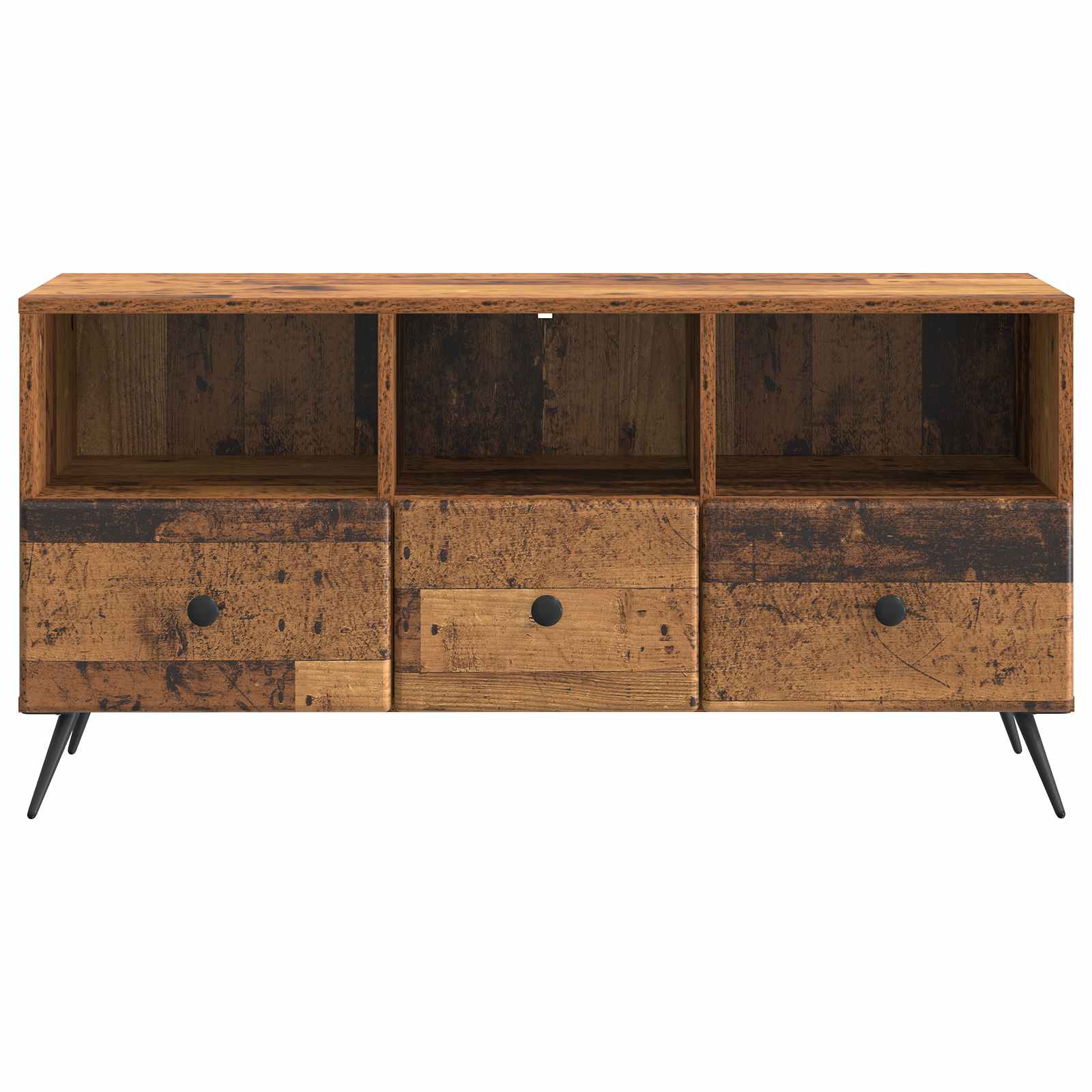 TV-skab Gammelt træ 102 x 34,5 x 50 cm Konstrueret træ