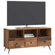TV-skab Gammelt træ 102 x 34,5 x 50 cm Konstrueret træ
