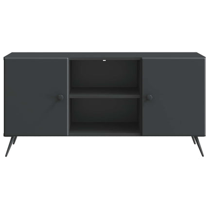 TV-skab 102 x 34,5 x 50 cm Sort Konstrueret træ