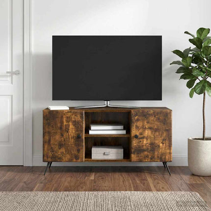 TV-skab Røget eg 102 x 34,5 x 50 cm Konstrueret træ