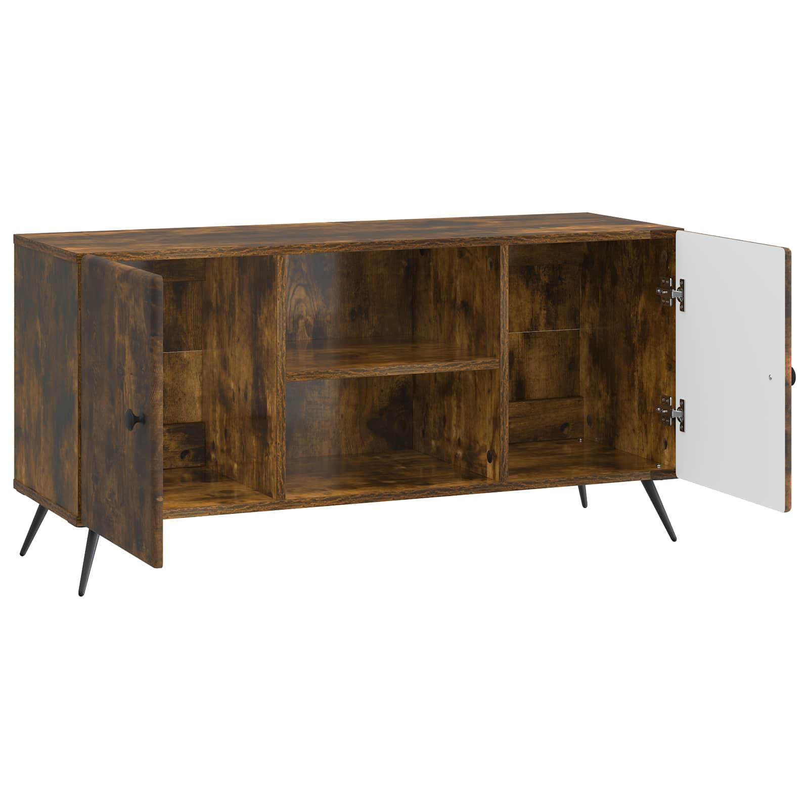 TV-skab Røget eg 102 x 34,5 x 50 cm Konstrueret træ