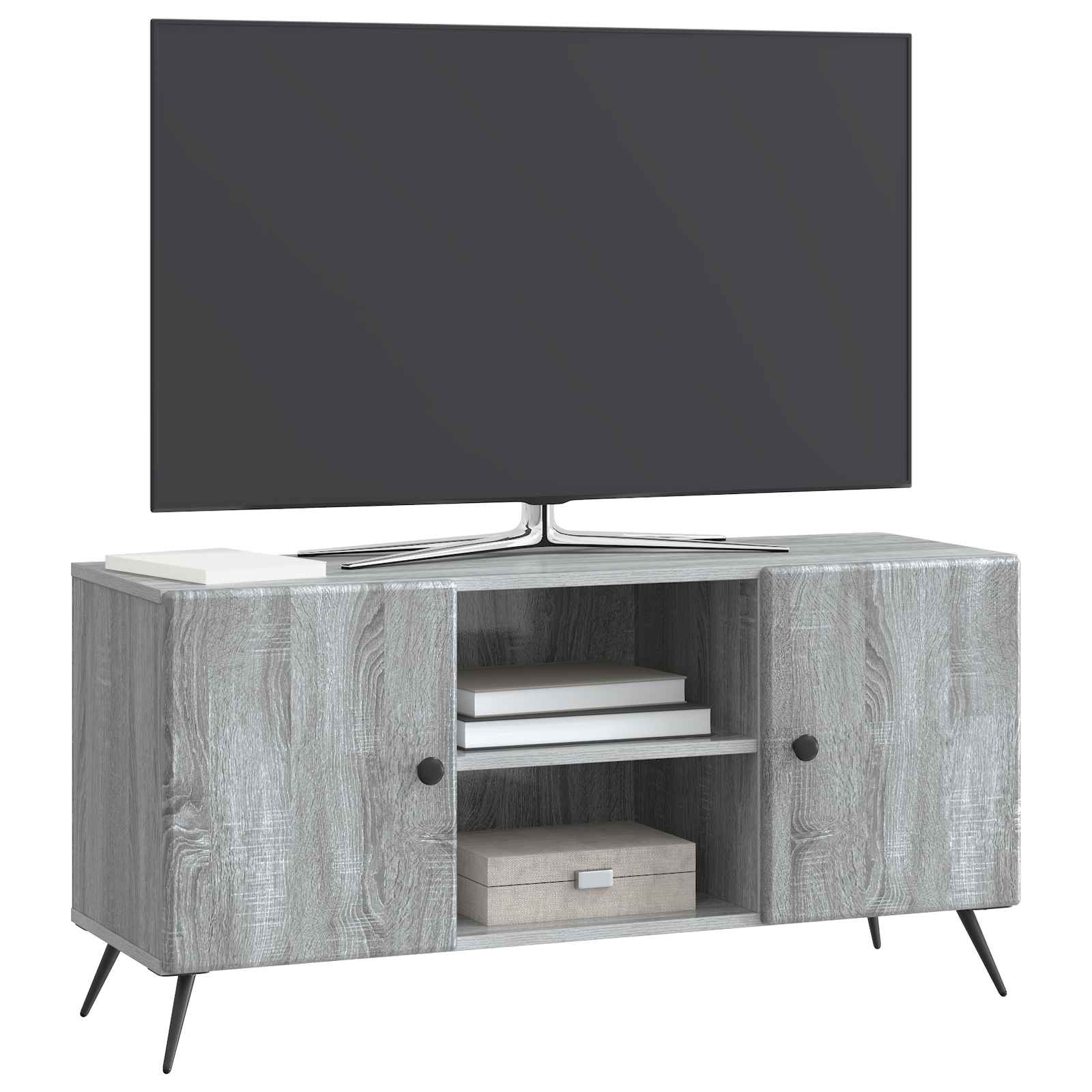 TV-skab Grå sonoma-eg 102 x 34,5 x 50 cm Konstrueret træ