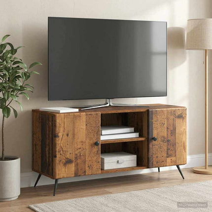 TV-skab Gammelt træ 102 x 34,5 x 50 cm Konstrueret træ