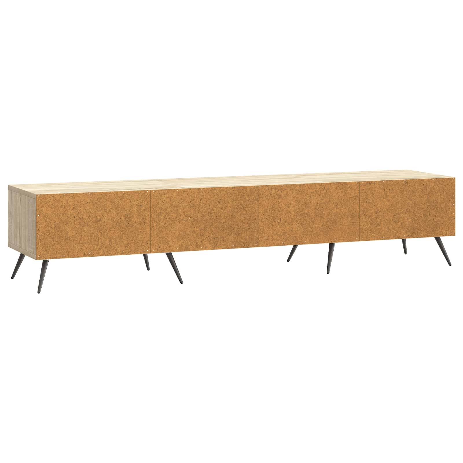 TV-skab med skuffe Sonoma-eg 147 x 34,5 x 30 cm Konstrueret træ