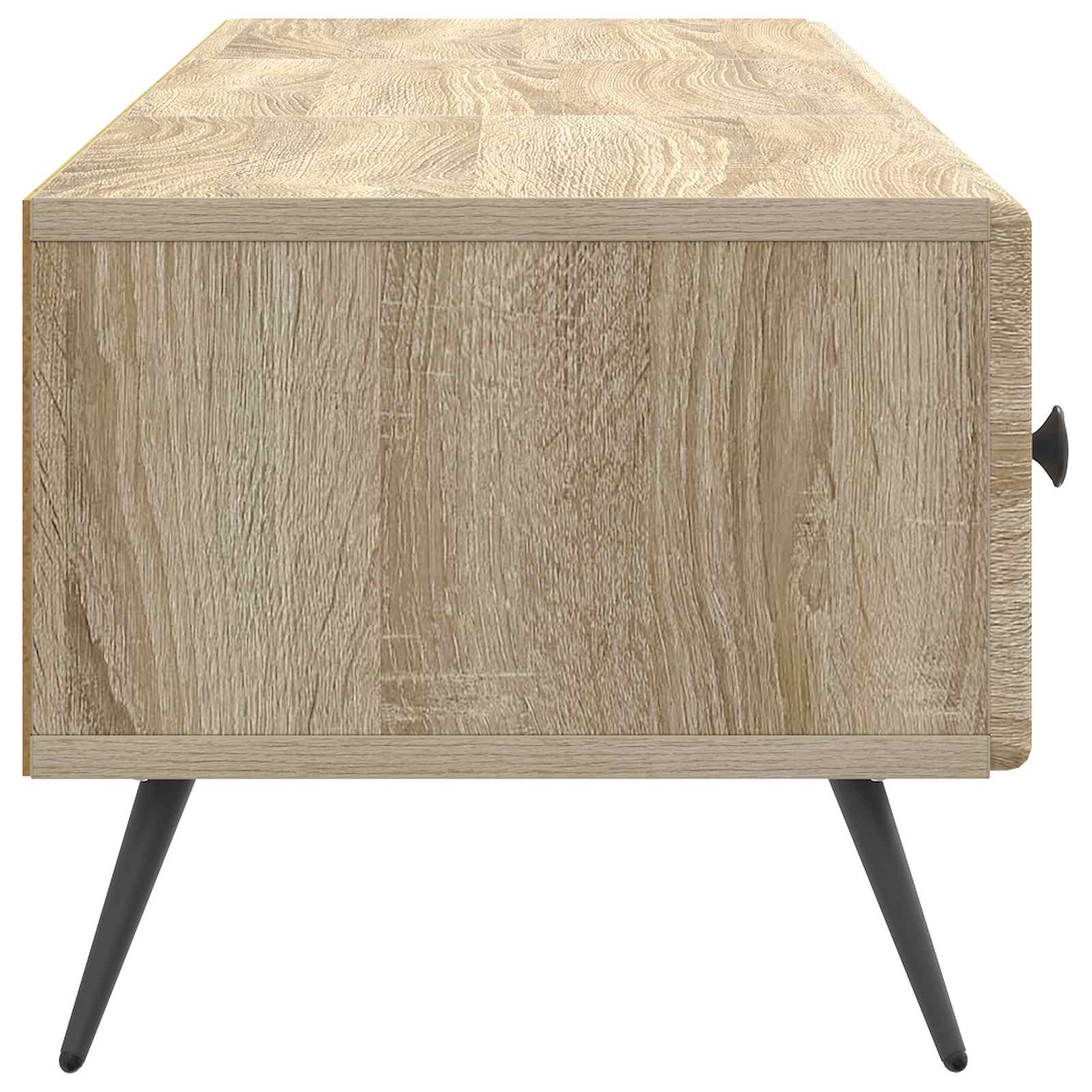 TV-skab med skuffe Sonoma-eg 147 x 34,5 x 30 cm Konstrueret træ