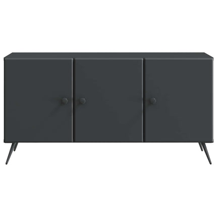 TV-skab Sort 99 x 34,5 x 50 cm Konstrueret træ