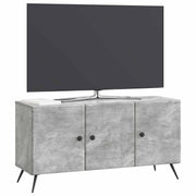 TV-skab Betongrå 99 x 34,5 x 50 cm Konstrueret træ