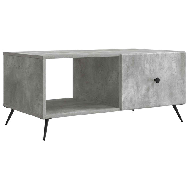 Sofabord Betongrå 90 x 50 x 40 cm Konstrueret træ