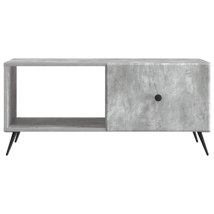 Sofabord Betongrå 90 x 50 x 40 cm Konstrueret træ