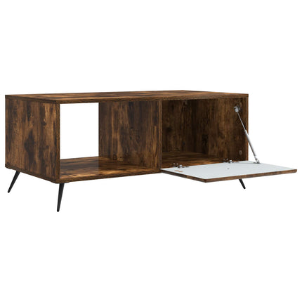 Sofabord Røget eg 90 x 50 x 40 cm Konstrueret træ