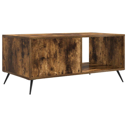 Sofabord Røget eg 90 x 50 x 40 cm Konstrueret træ