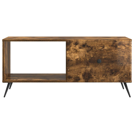 Sofabord Røget eg 90 x 50 x 40 cm Konstrueret træ