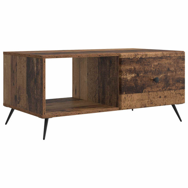 Sofabord Gammelt træ 90 x 50 x 40 cm Konstrueret træ