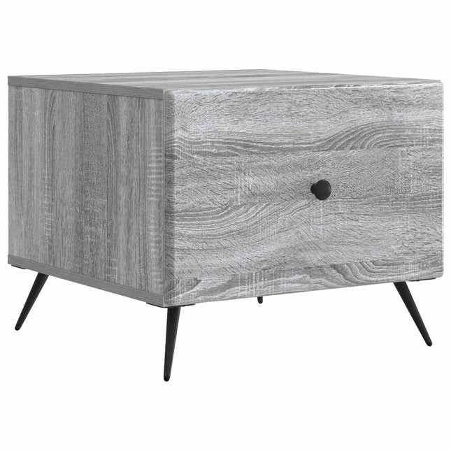 Sofabord Grå sonoma-eg 49 x 50 x 40 cm Konstrueret træ