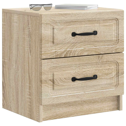 Natskab 2 stk. Sonoma-eg 43 x 34,5 x 44,5 cm Konstrueret træ