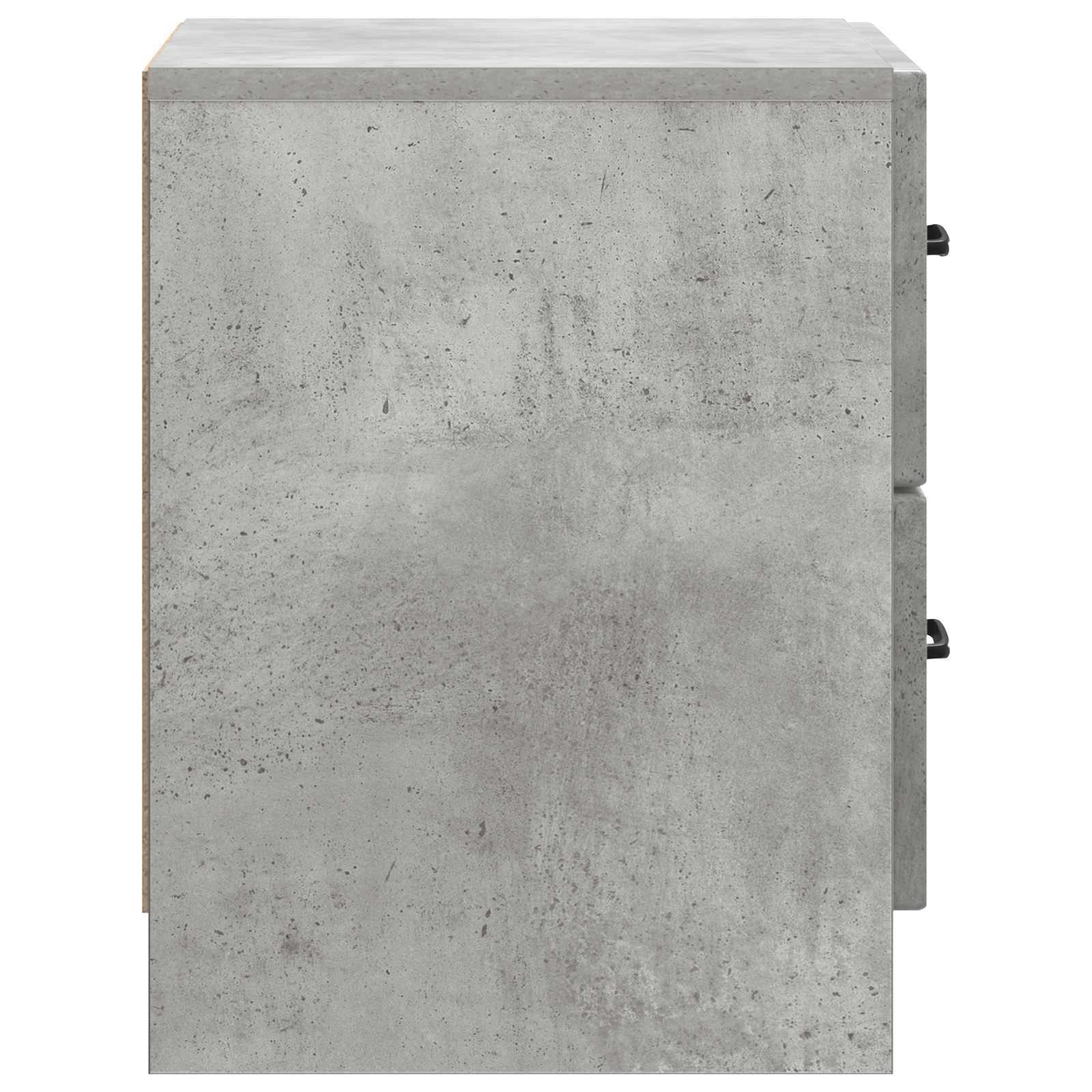 Natskab 2 pcs Betongrå 43 x 34,5 x 44,5 cm Konstrueret træ