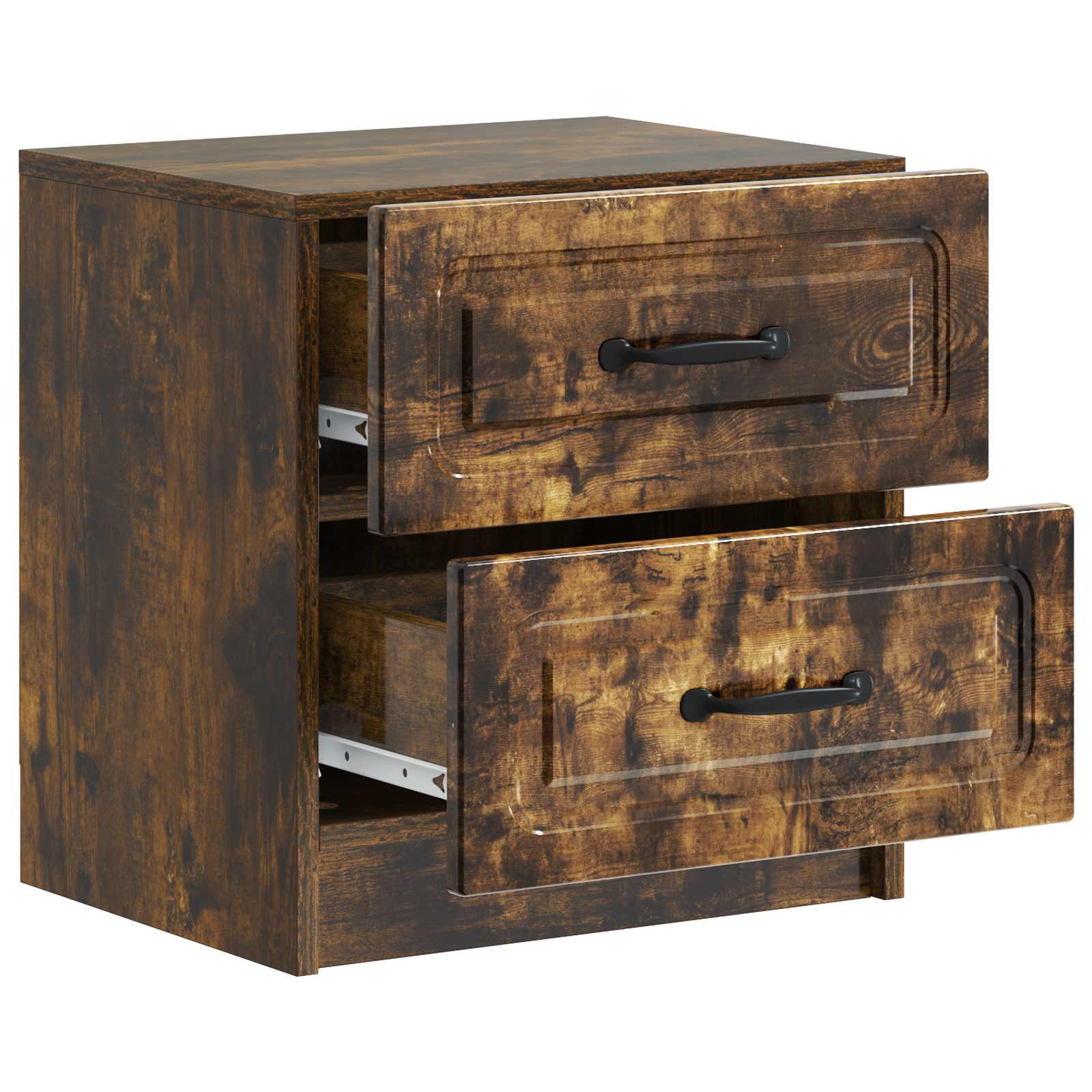 Natskab 2 pcs Røget eg 43 x 34,5 x 44,5 cm Konstrueret træ