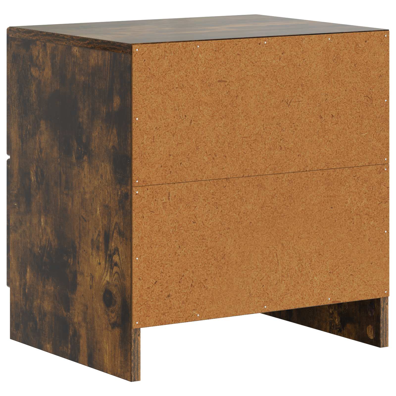 Natskab 2 pcs Røget eg 43 x 34,5 x 44,5 cm Konstrueret træ