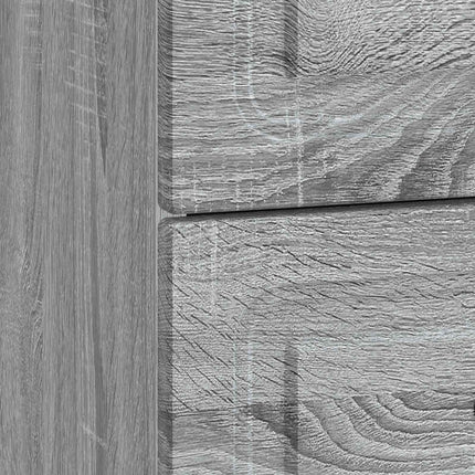 Natskab 2 stk. Grå sonoma-eg 43 x 34,5 x 44,5 cm
