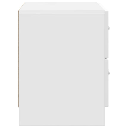 Natskab Hvid højglans 62 x 34,5 x 44,5 cm Konstrueret træ