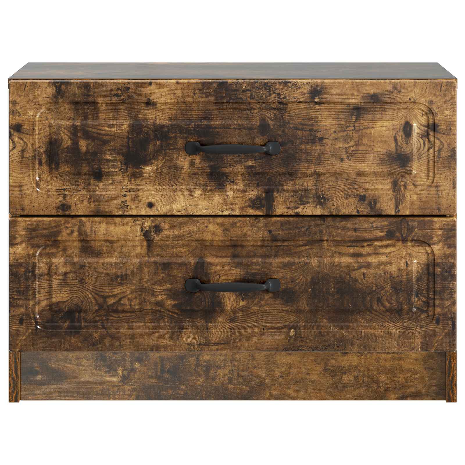 Natskab med skuffe Røget eg 62 x 34,5 x 44,5 cm Konstrueret træ