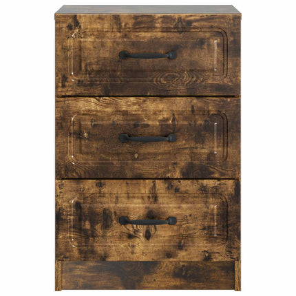 Natskab Røget eg 43 x 41 x 63,5 cm Konstrueret træ
