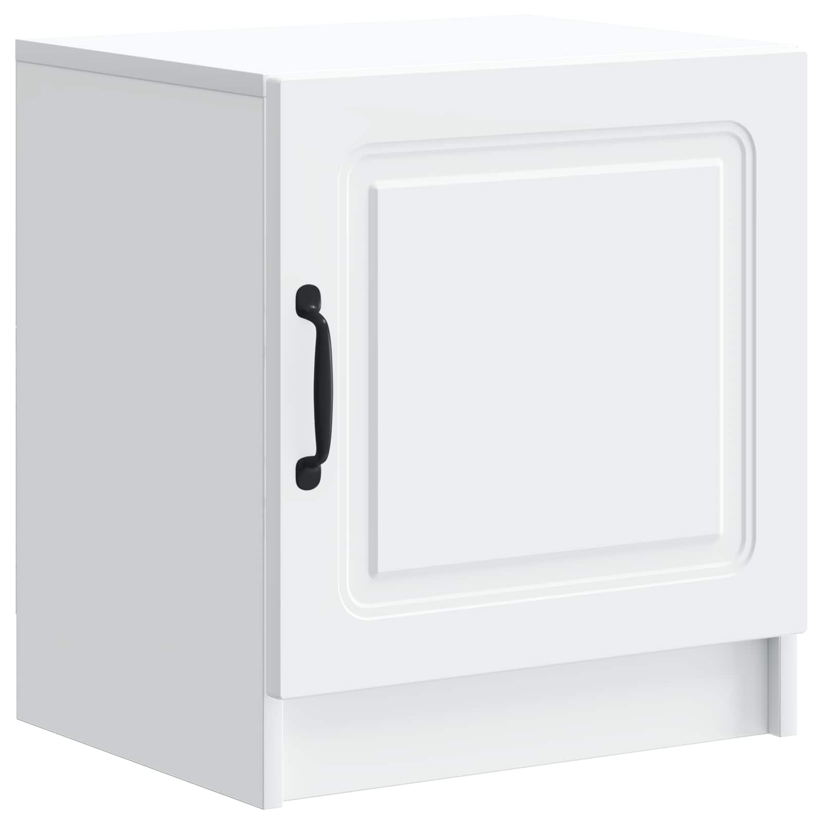 Natskab 2 pcs Hvid 43 x 34,5 x 47 cm Konstrueret træ