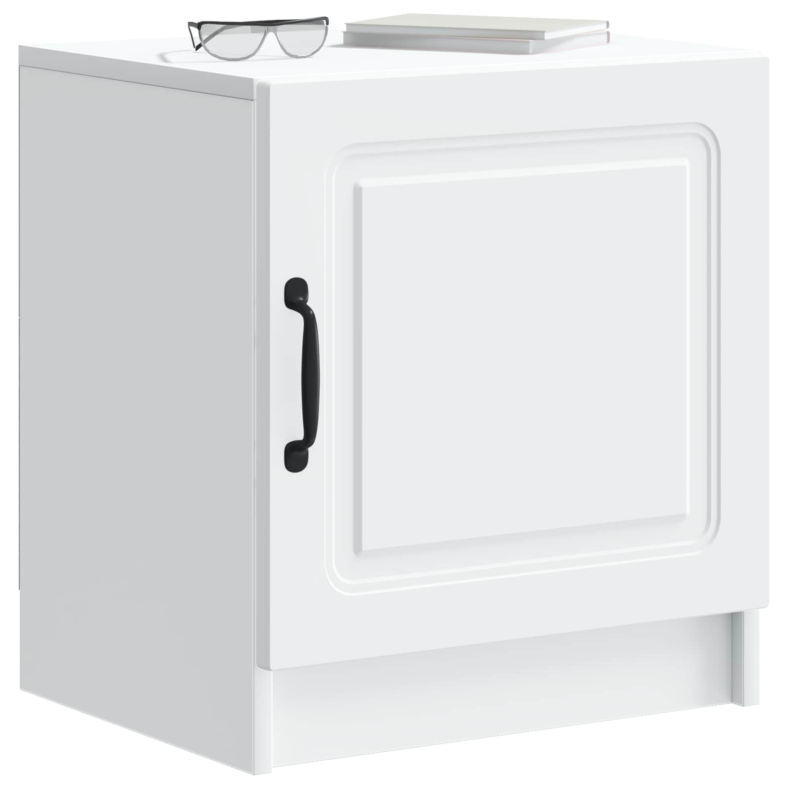 Natskab 2 pcs Hvid 43 x 34,5 x 47 cm Konstrueret træ