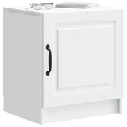 Natskab 2 pcs Hvid 43 x 34,5 x 47 cm Konstrueret træ
