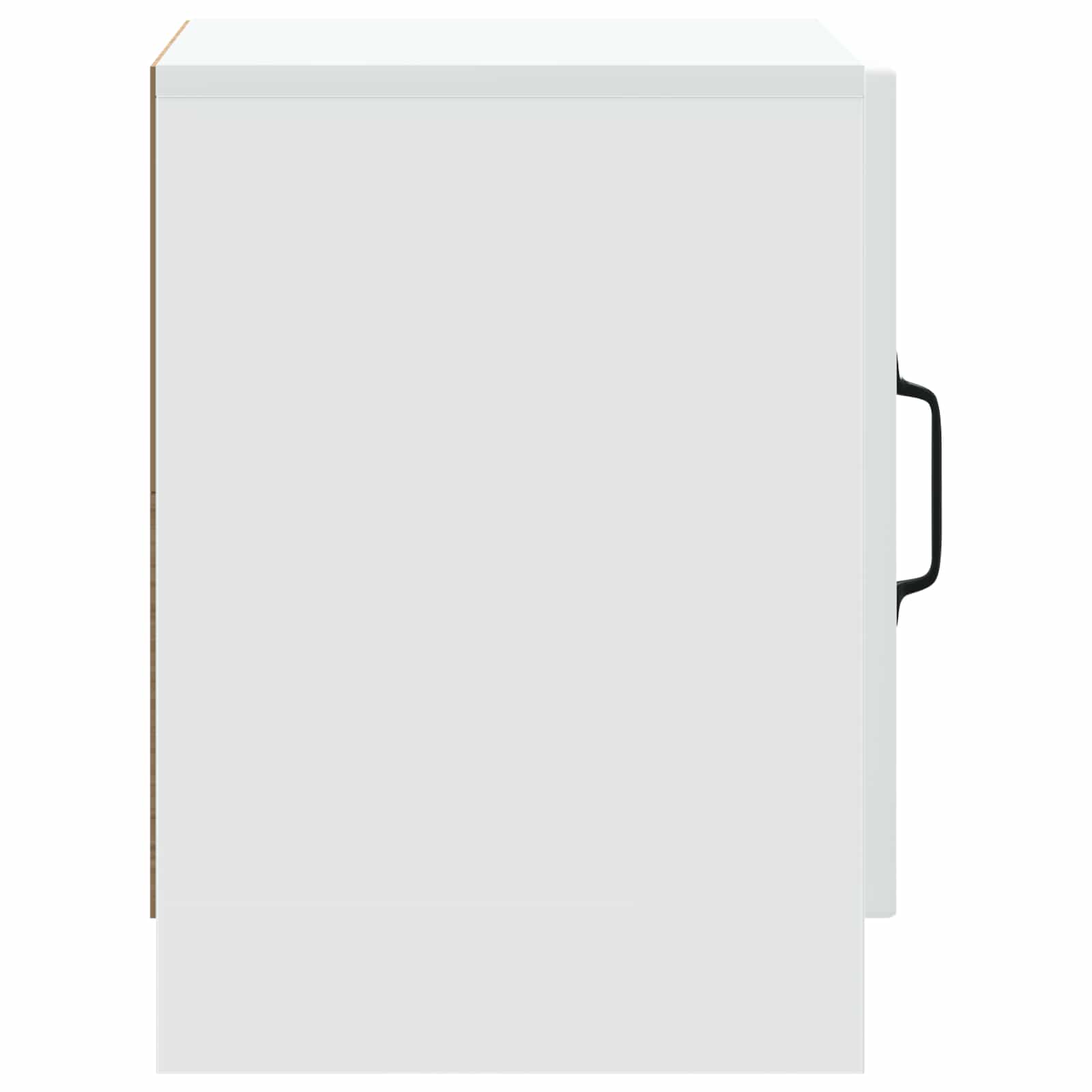 Natskab 2 pcs Hvid 43 x 34,5 x 47 cm Konstrueret træ