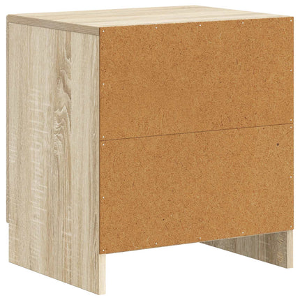 Natskab 2 stk. Sonoma-eg 43 x 34,5 x 47 cm Konstrueret træ