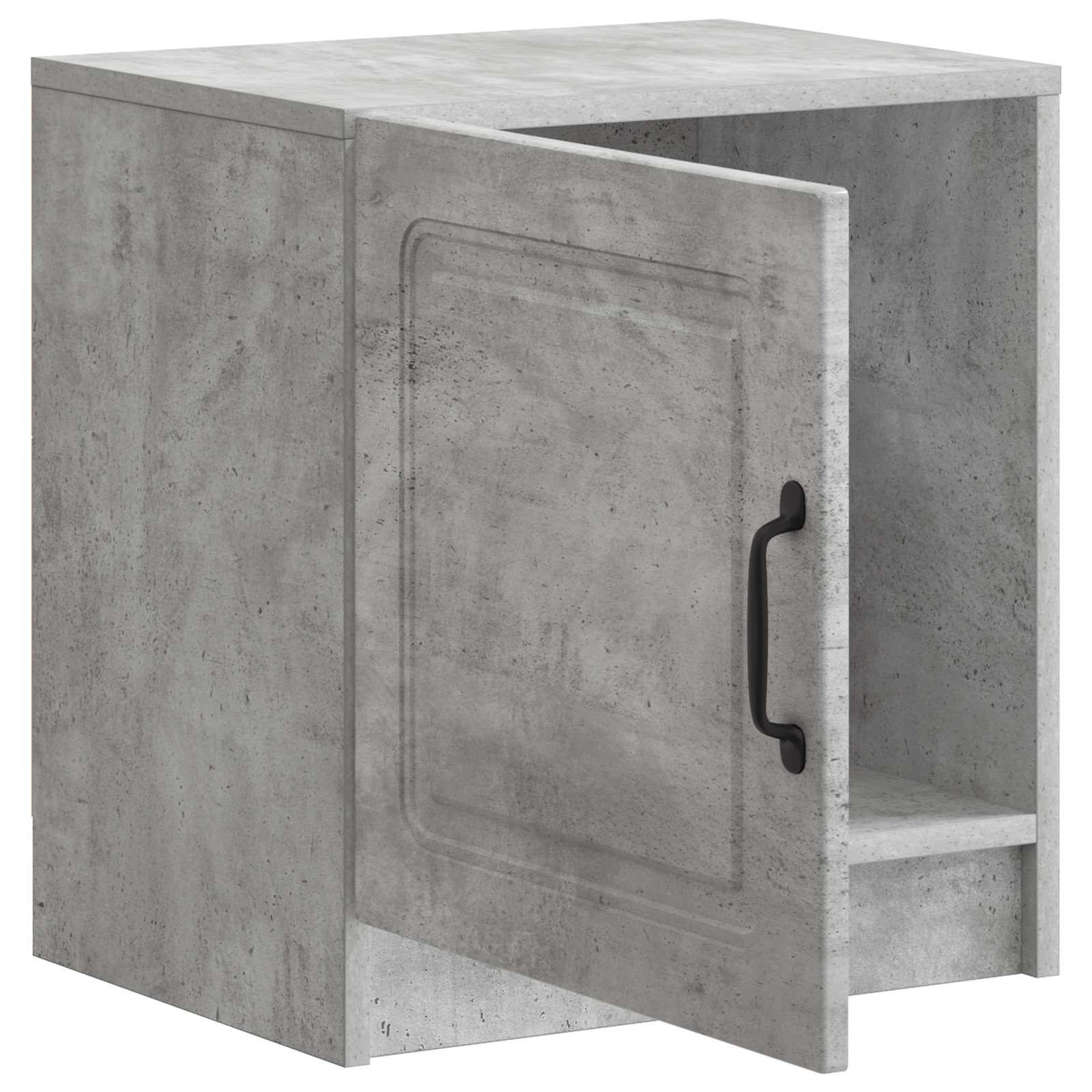 Natskab Betongrå 43 x 34,5 x 47 cm Konstrueret træ