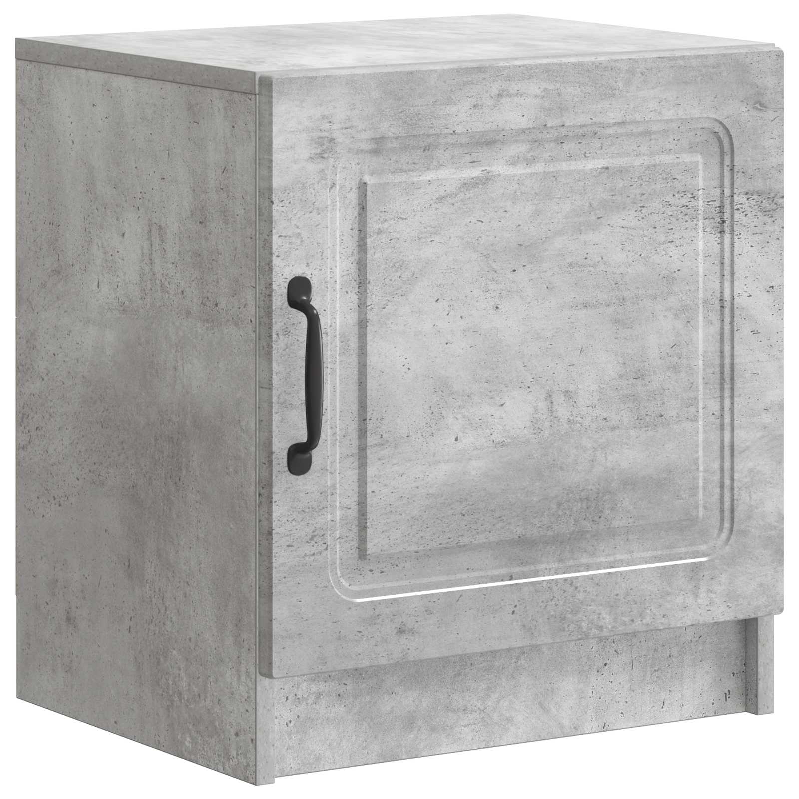 Natskab 2 pcs Betongrå 43 x 34,5 x 47 cm Konstrueret træ