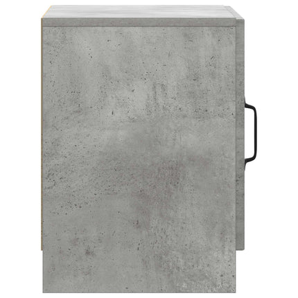 Natskab 2 stk. Betongrå 43 x 34,5 x 47 cm Konstrueret træ