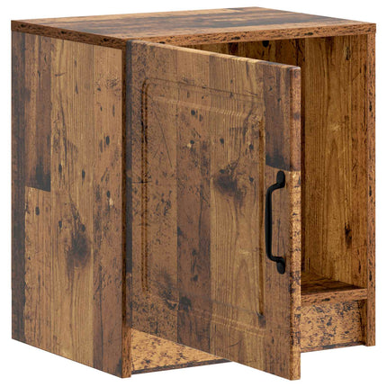 Natskab 2 stk. Gammelt træ 43 x 34,5 x 47 cm Konstrueret træ
