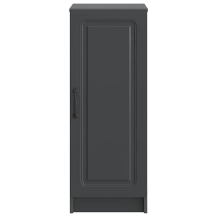 Sideboard Sort 33 x 34,5 x 87 cm Konstrueret træ