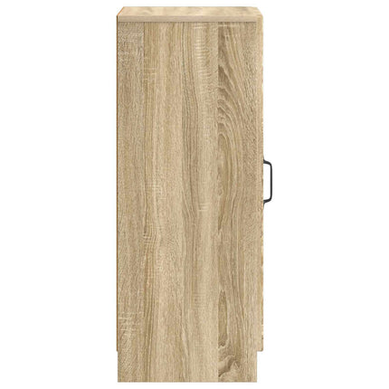 Sideboard Sonoma-eg 33 x 34,5 x 87 cm Konstrueret træ