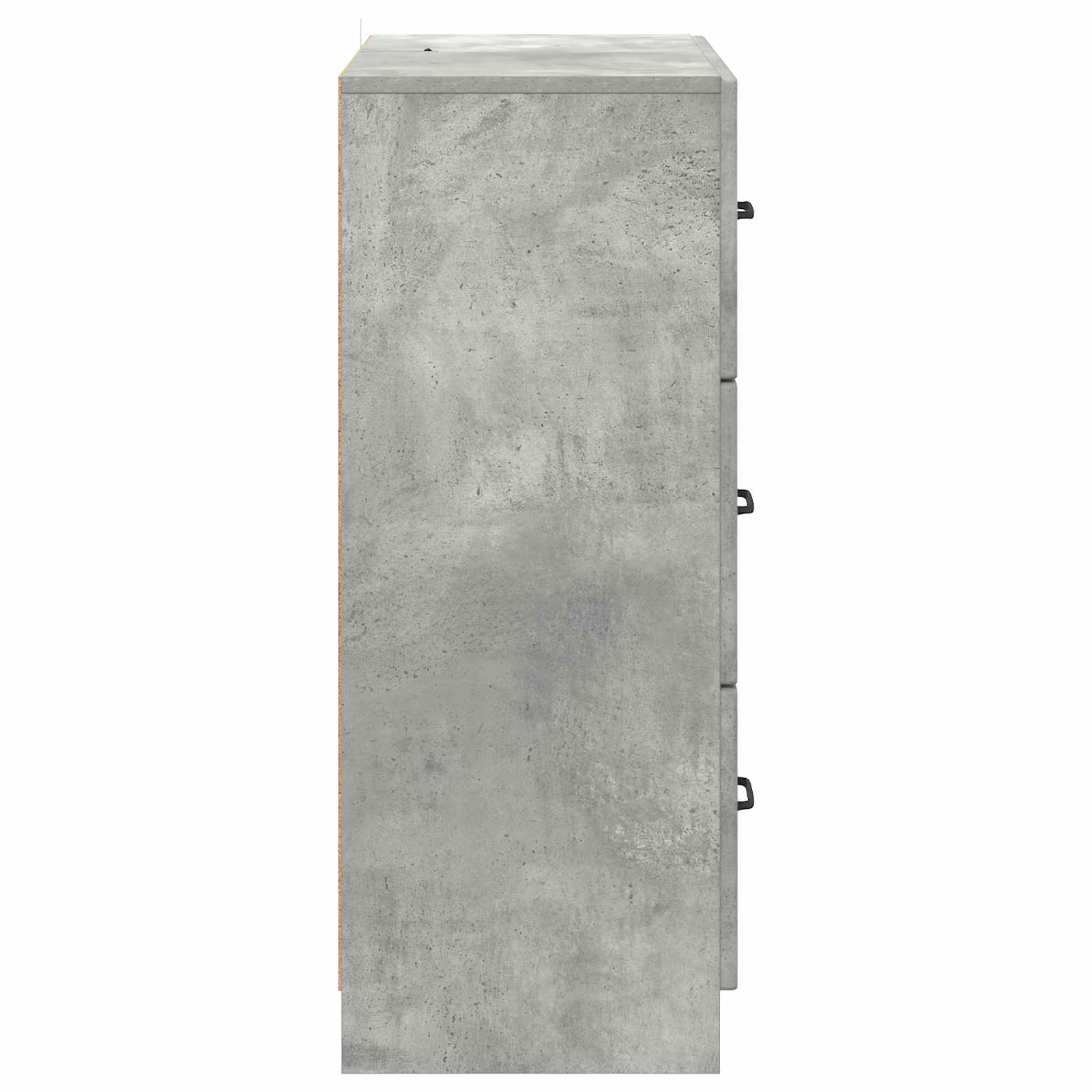 Skuffeskab Betongrå 66 x 34,5 x 87 cm Konstrueret træ