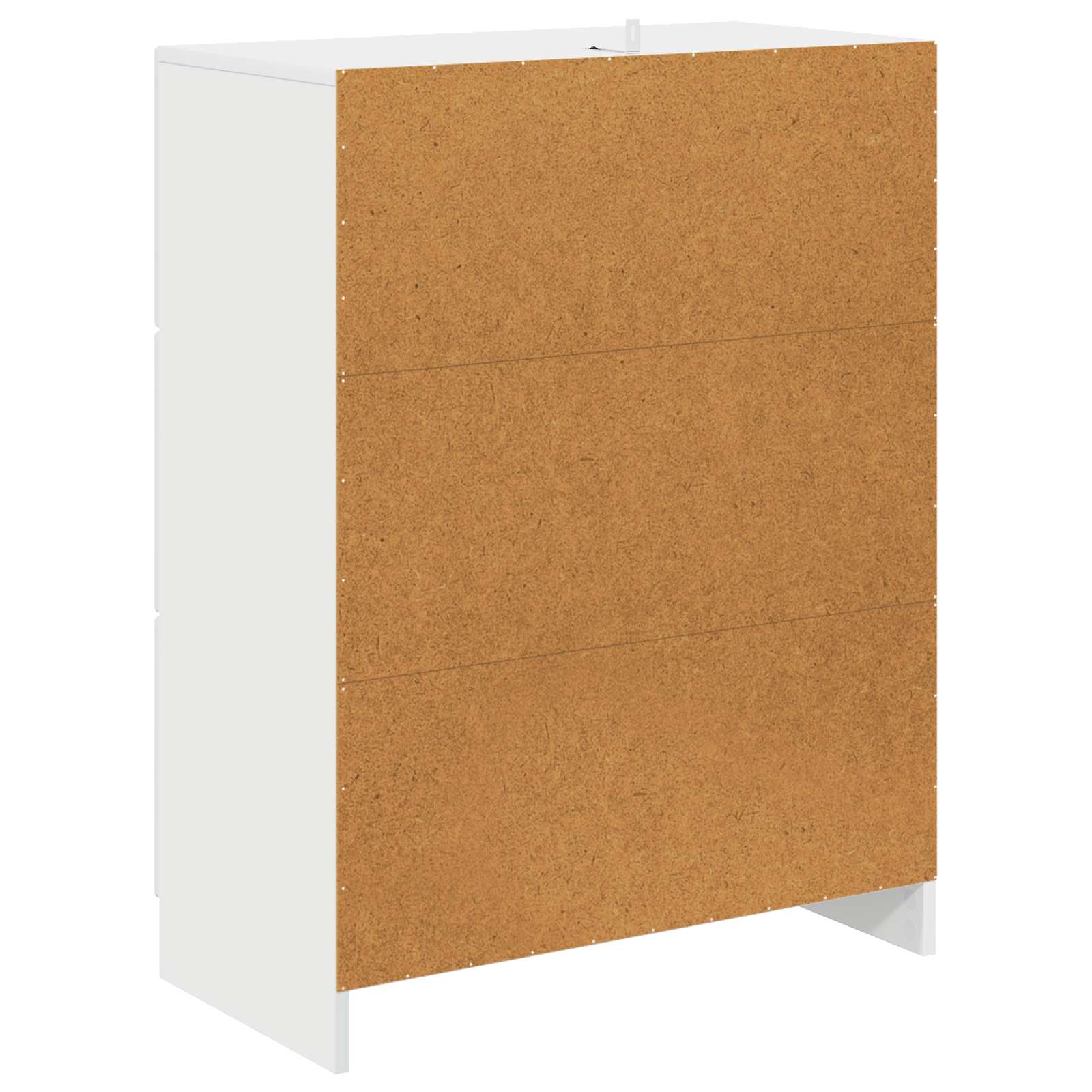 Skuffeskab Hvid højglans 66 x 34,5 x 87 cm Konstrueret træ
