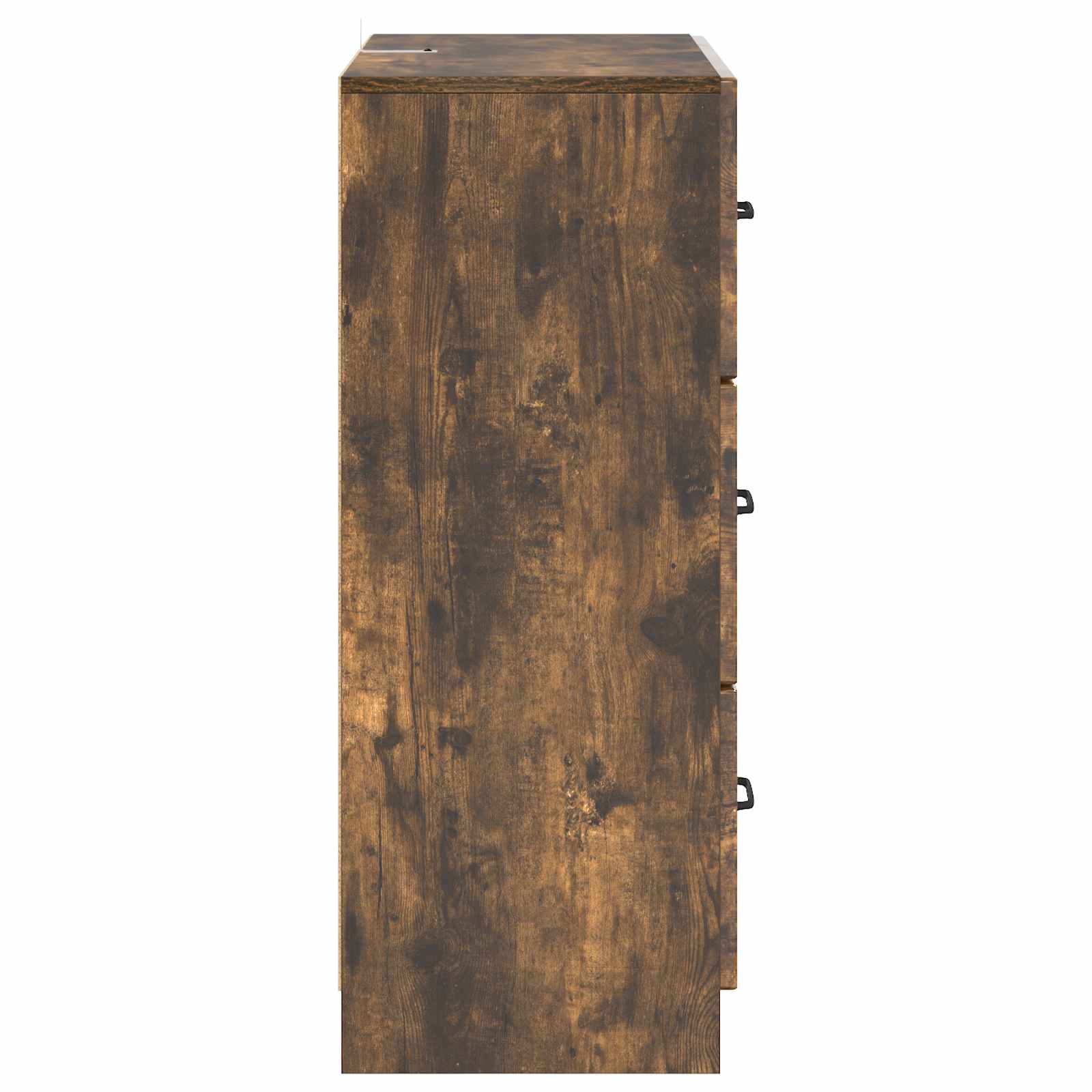 Skuffeskab Røget eg 66 x 34,5 x 87 cm Konstrueret træ