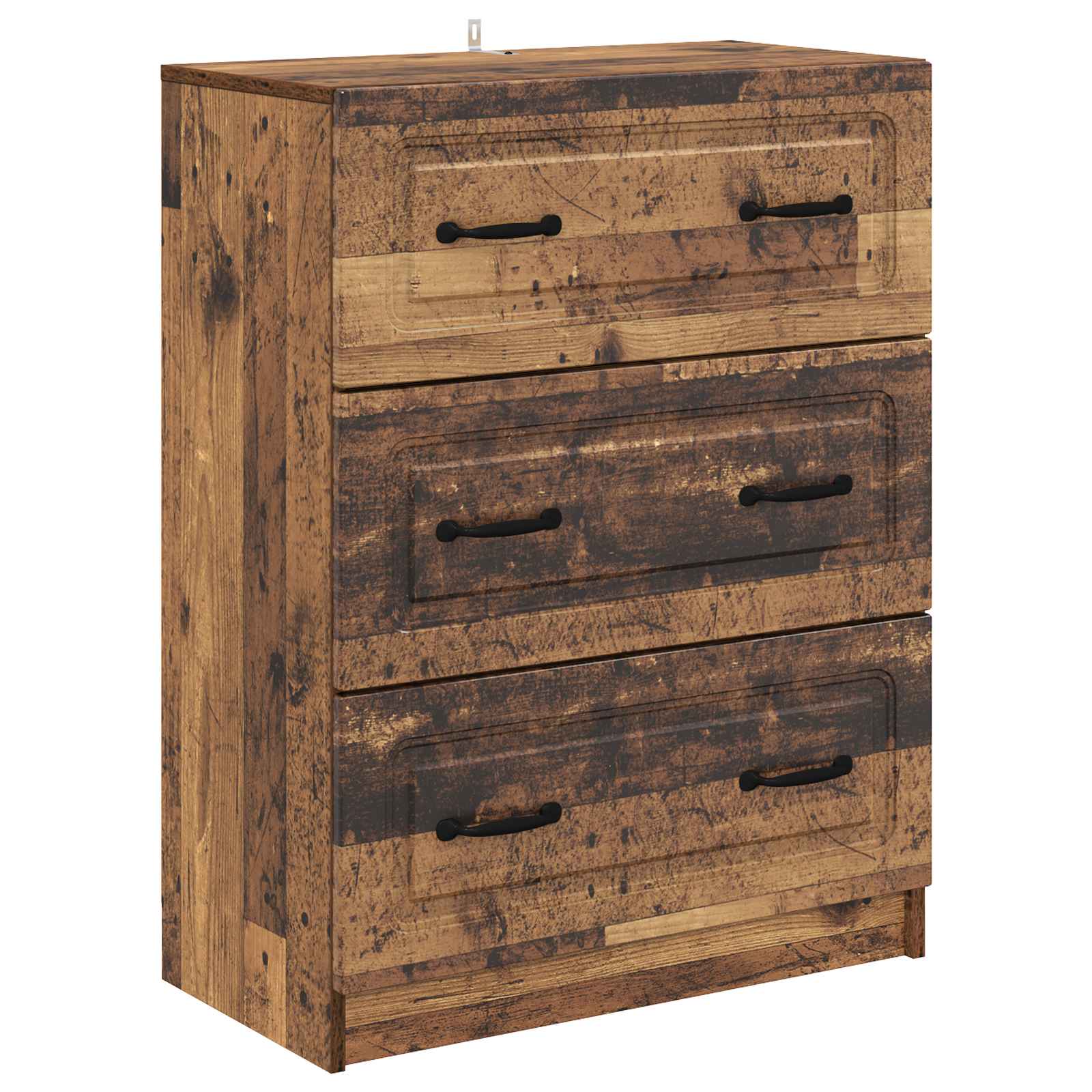 Skuffeskab Gammelt træ 66 x 34,5 x 87 cm Konstrueret træ