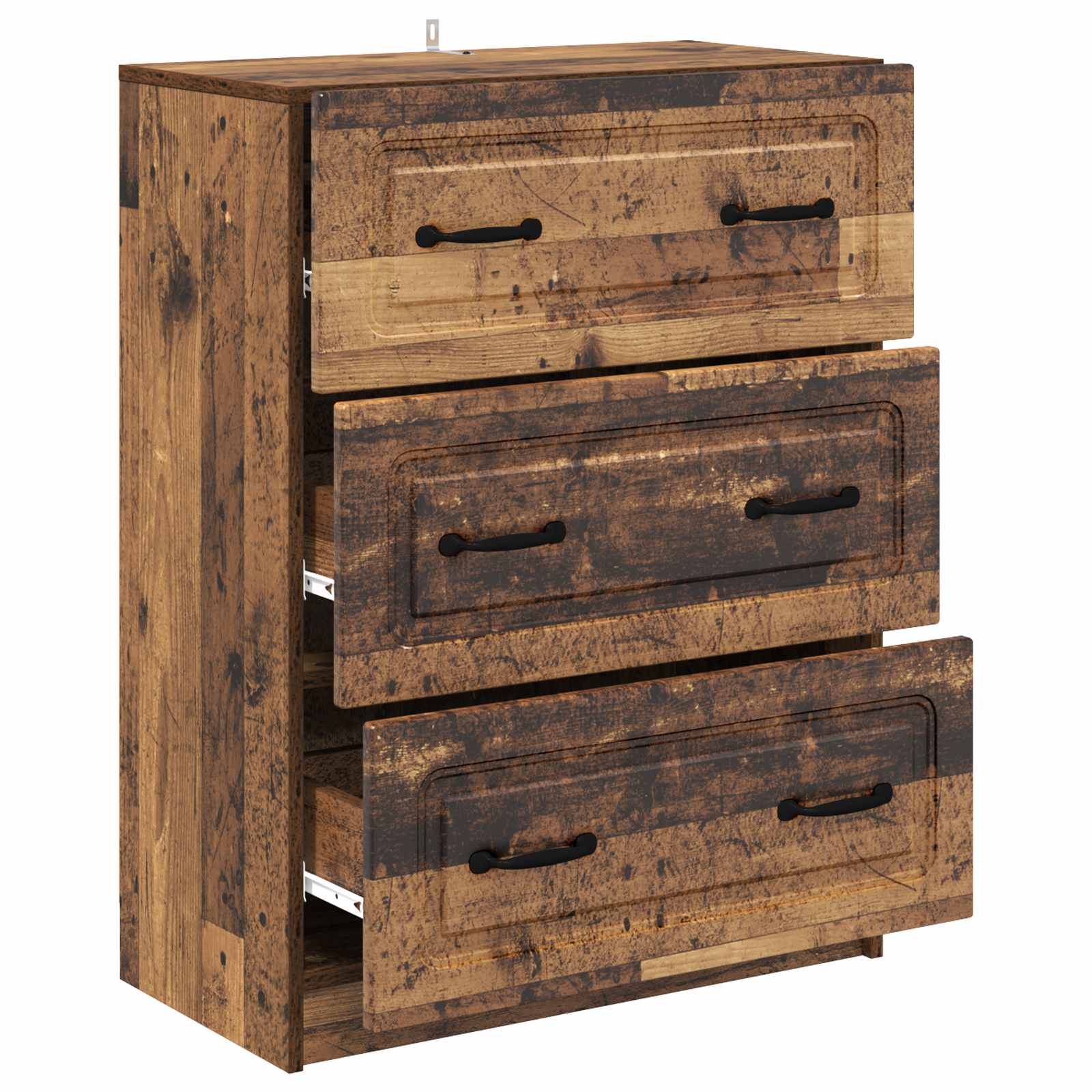 Skuffeskab Gammelt træ 66 x 34,5 x 87 cm Konstrueret træ
