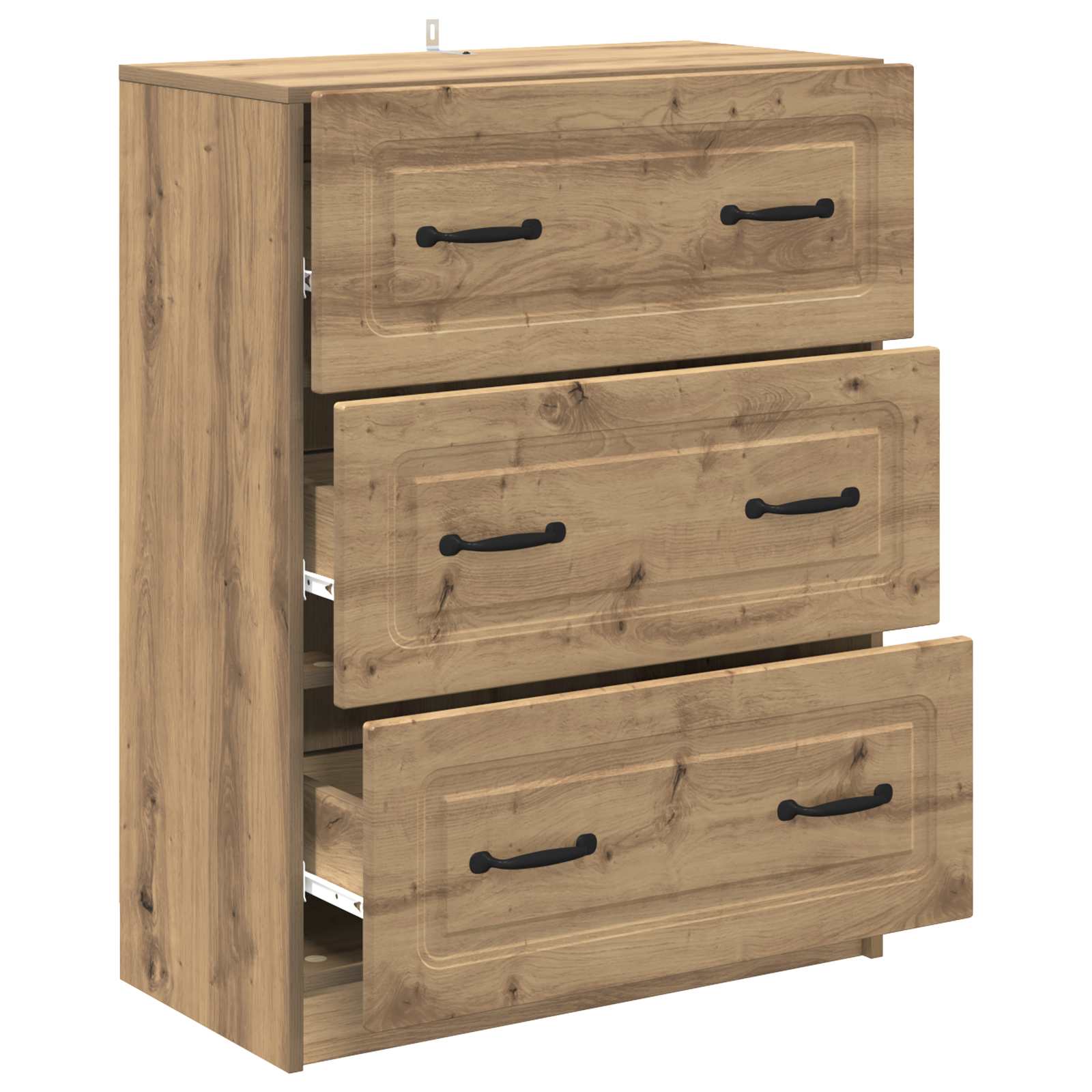 Skuffeskab Artisan-eg 66 x 34,5 x 87 cm Konstrueret træ