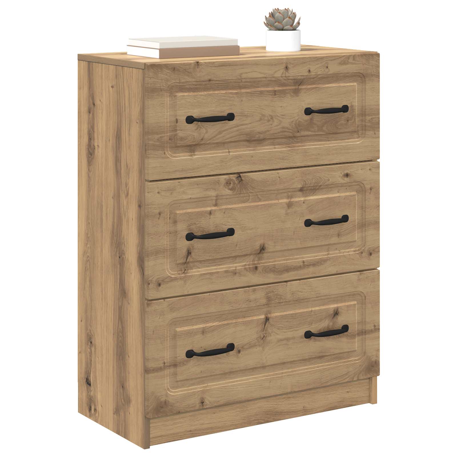 Skuffeskab Artisan-eg 66 x 34,5 x 87 cm Konstrueret træ