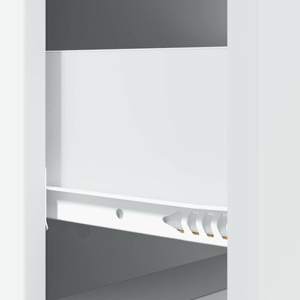 Skuffeskab Hvid 33 x 34,5 x 87 cm Konstrueret træ