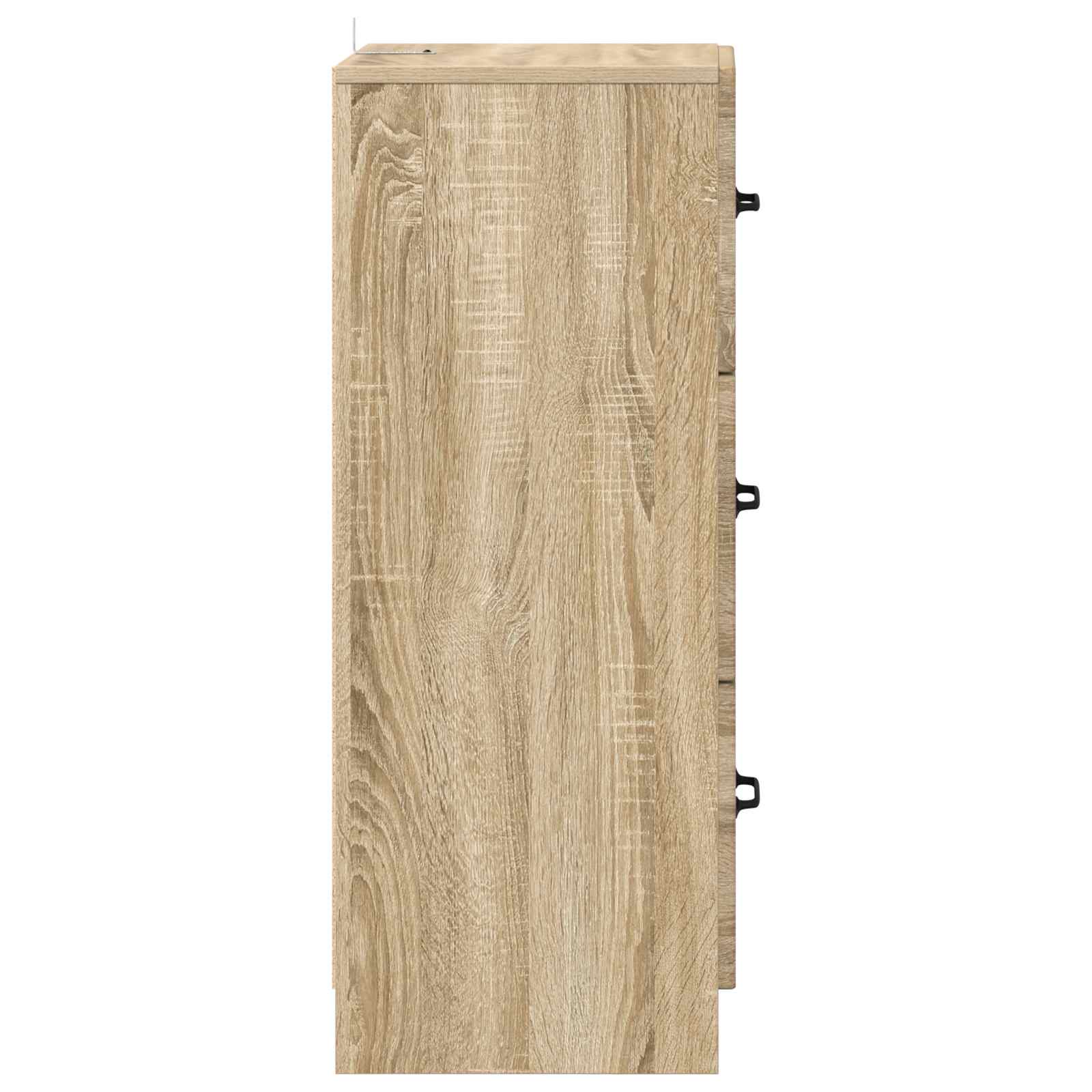 Skuffeskab Sonoma-eg 33 x 34,5 x 87 cm Konstrueret træ